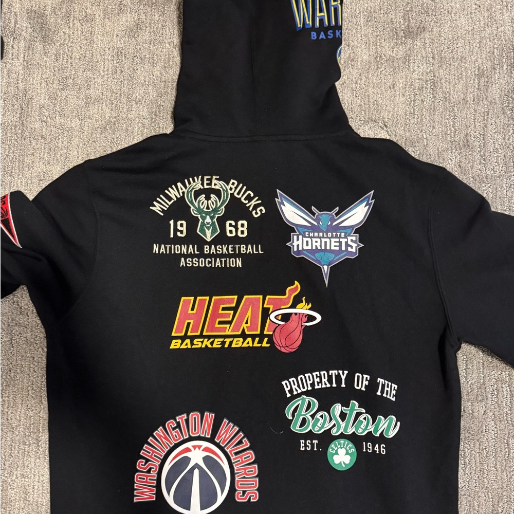 NBA Team Logo Black Hoodie